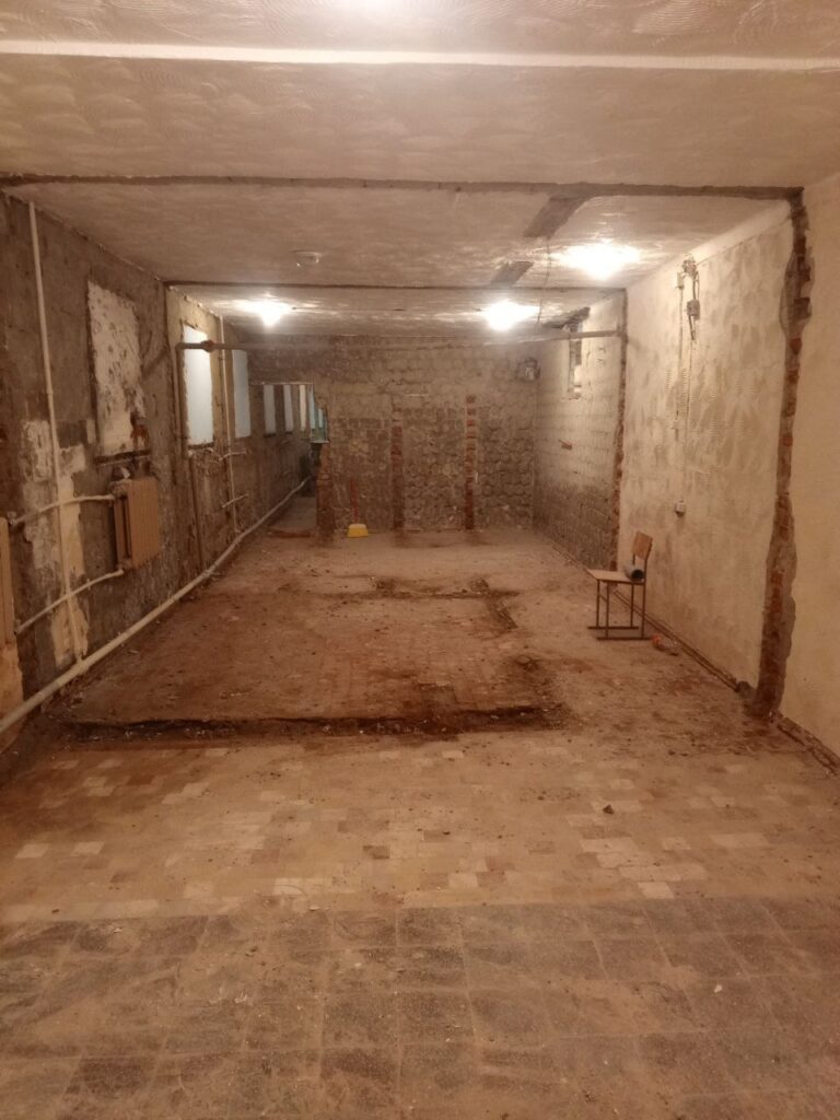 Ремонт укриття в Сумському обласному академічному ліцеї імені Дмитра Євдокимова та ЗОШ І-ІІІ ступенів No 24.